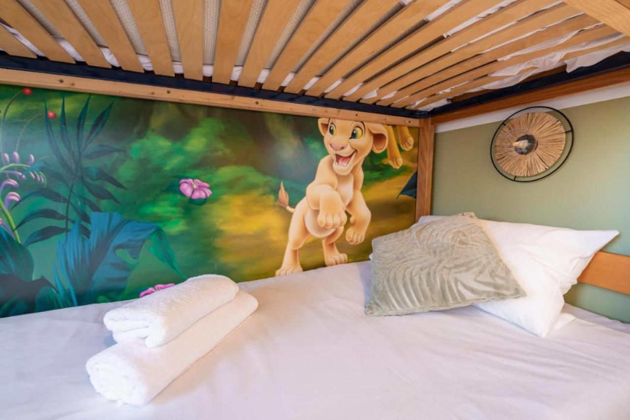 Jungle Duplex With Pool 5 Min Disneyland Серри Экстерьер фото